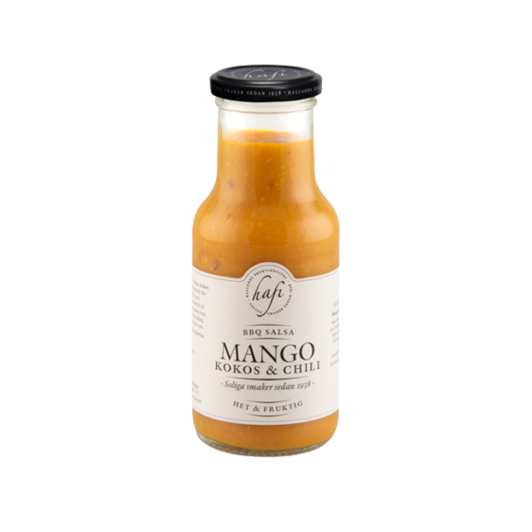 Hafi BBQ Salsa Mango Coconut Chili Bottle