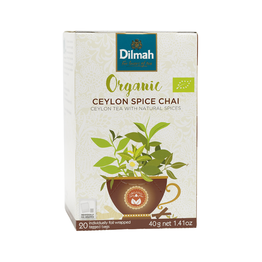 Dilmah Organic Spice Chai Svart Te 20 påsar