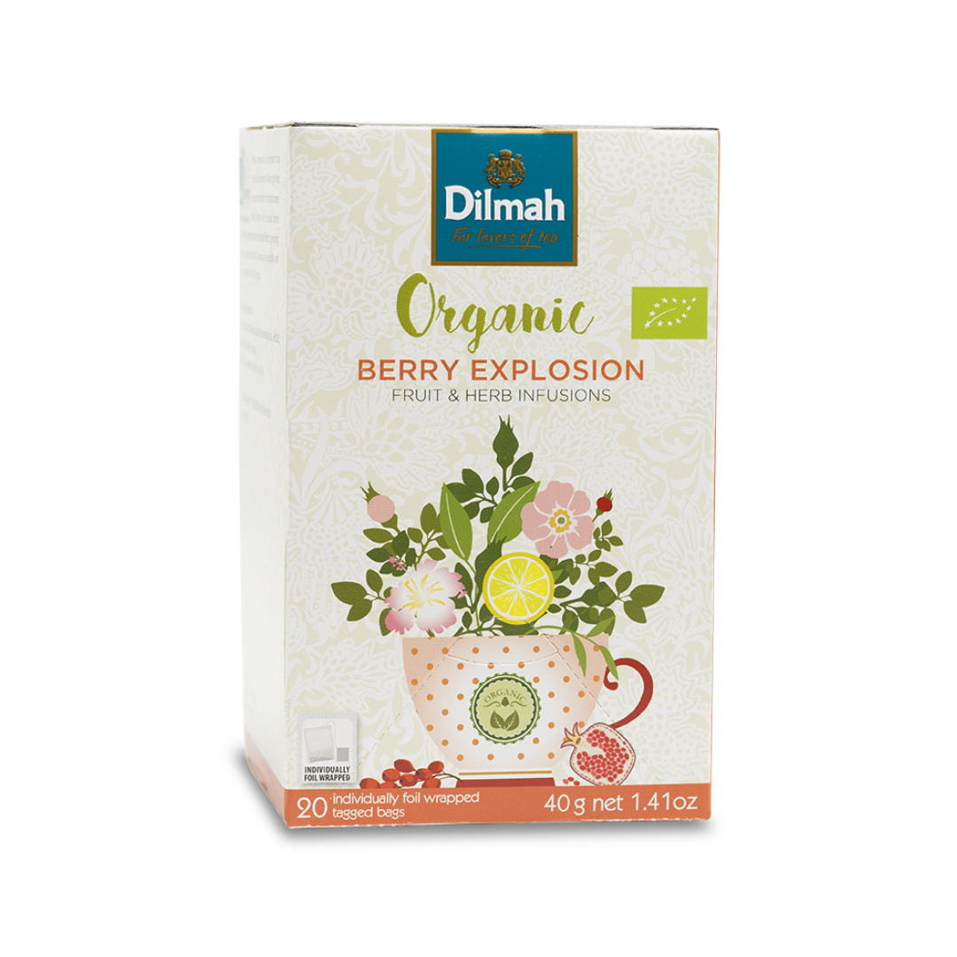 Dilmah Organic Berry Explosion Örtte 20 påsar