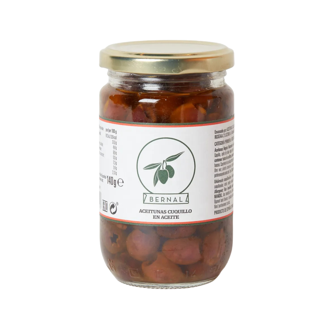 Cuquillooliver i Olivolja 150g – Bernal