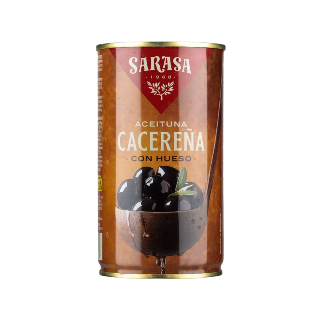 Sarasa Cacereñaoliver Svarta Med Kärna 350g