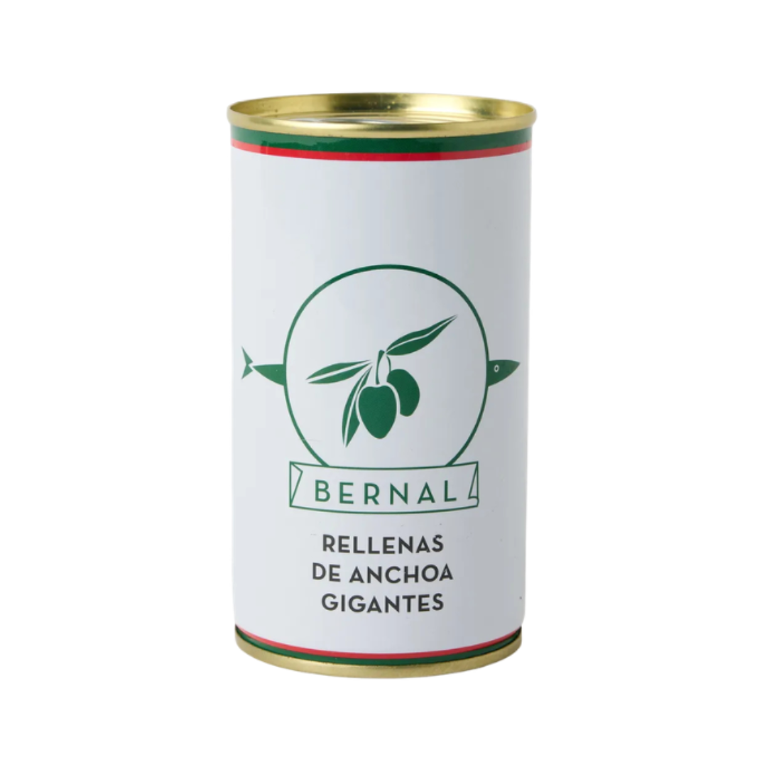 Sardellfyllda Manzanillaoliver 150g – Bernal