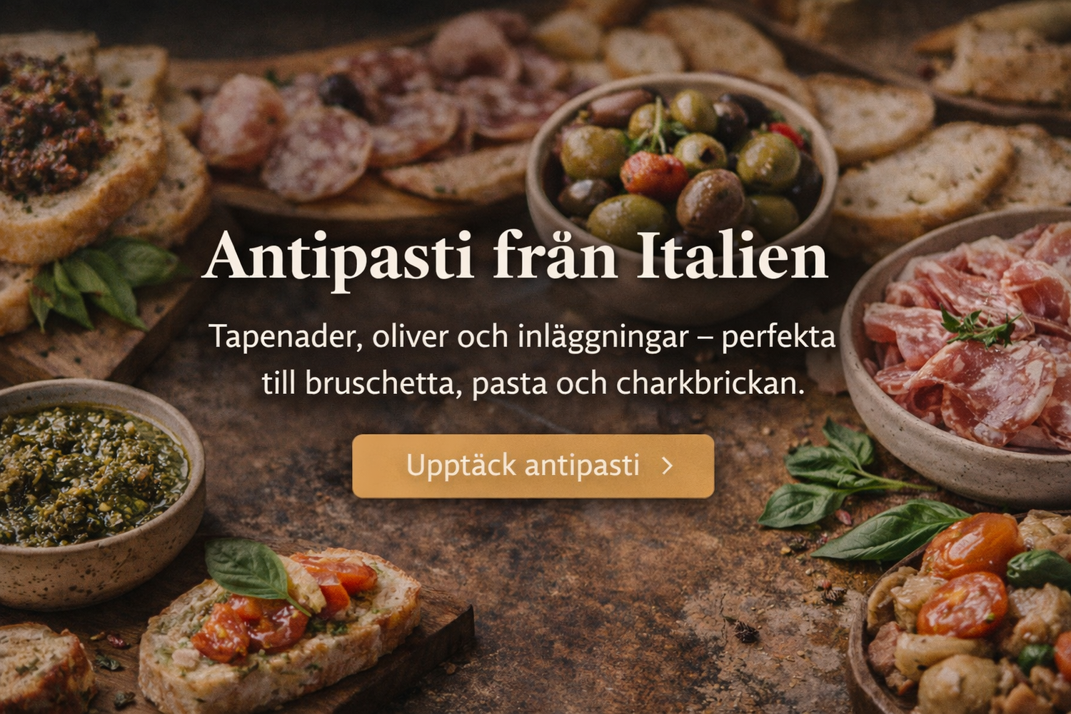 Antipasti från Italien