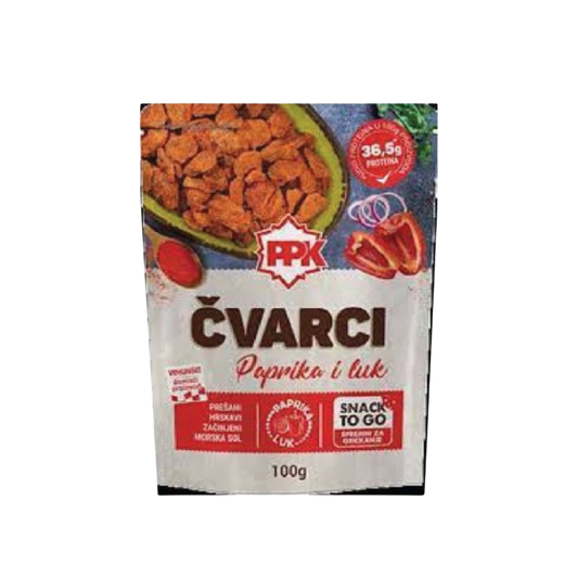 Pork Rinds with Paprika &amp; Onion (cvarci) 