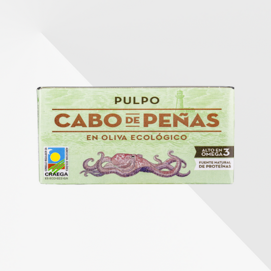 Cabo de Peñas Pulpo bläckfisk i ekologisk olivolja 111 g