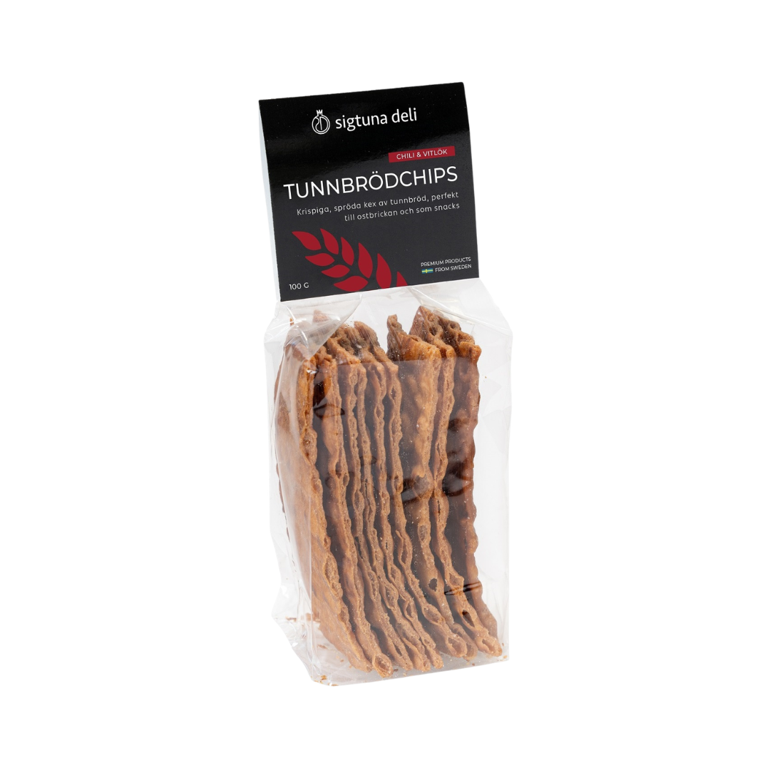Thin bread chips Sigtuna Deli Chili &amp; Garlic