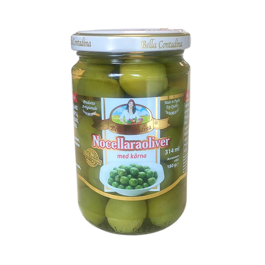 Nocellara Oliver med Kärna 280 g