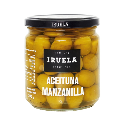 Gröna Manzanillaoliver med Kärna 365 g