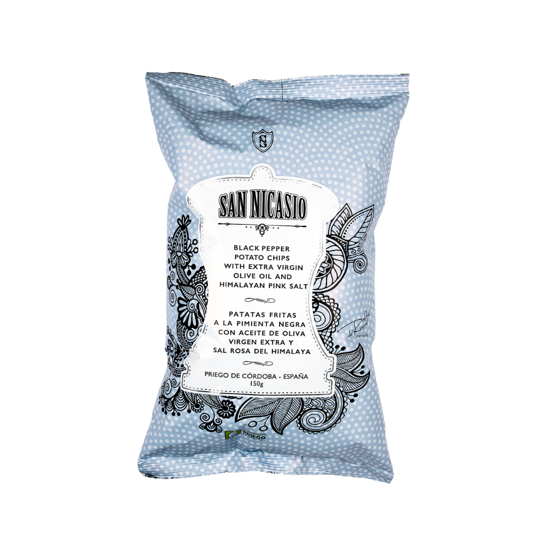Chips San Nicasio Extra Virgin black pepper 150g