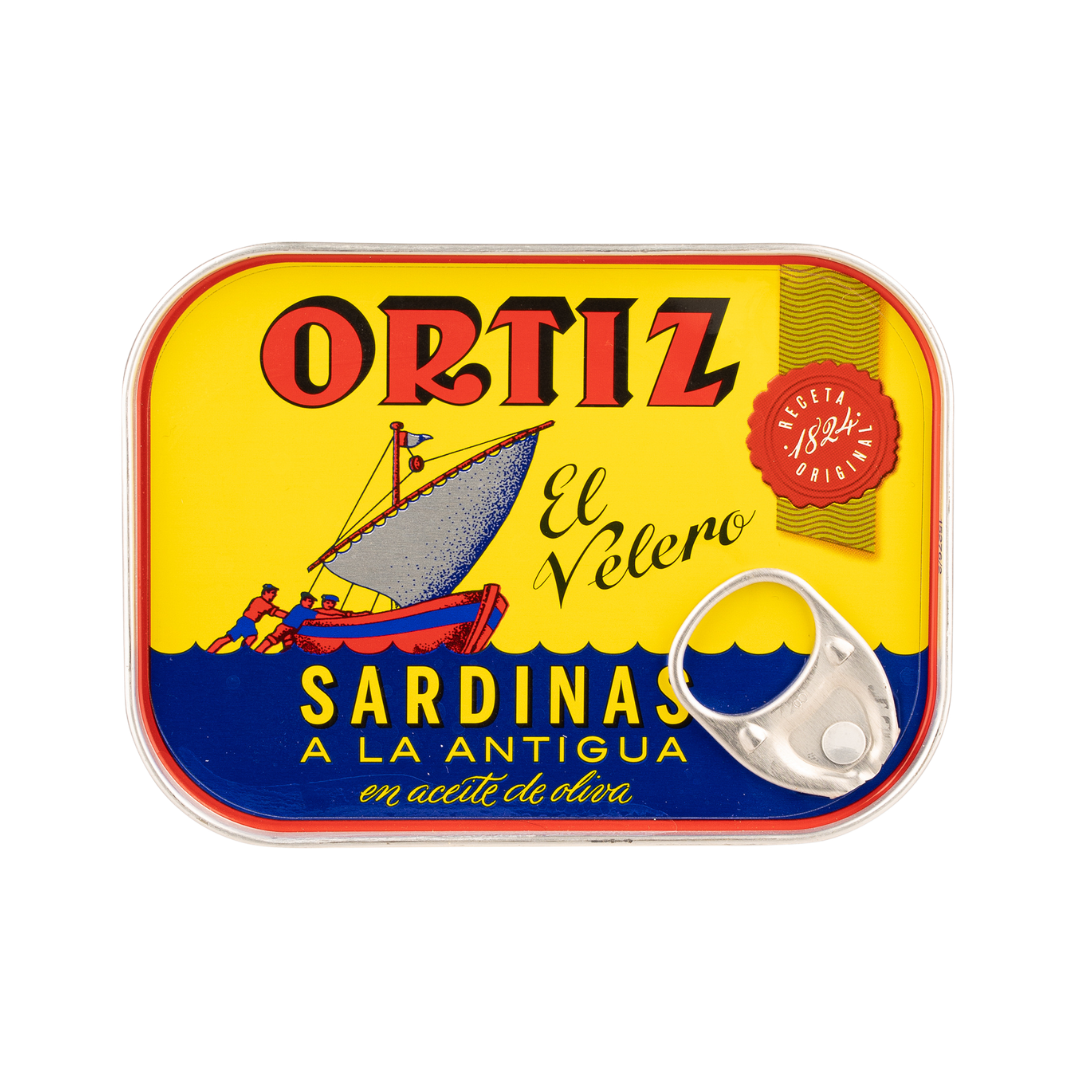 Sardinas Antigua i Olivolja 140g – Conservas Ortiz