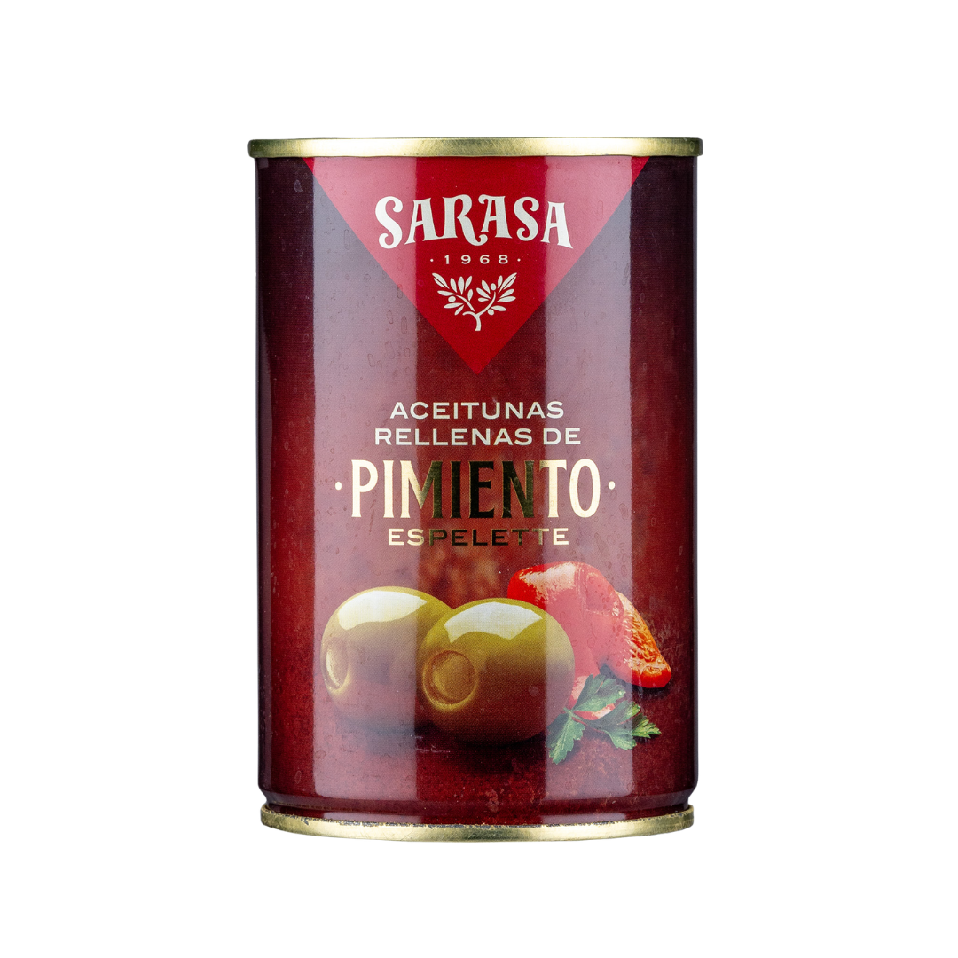 Sarasa manzanilla olives with espelette pepper 300g
