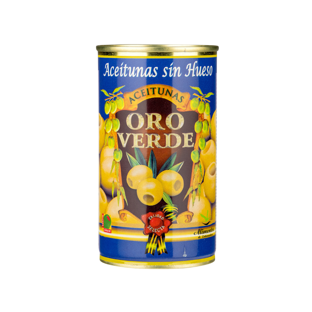 Oro Verde manzanilla green olives without pits 350g