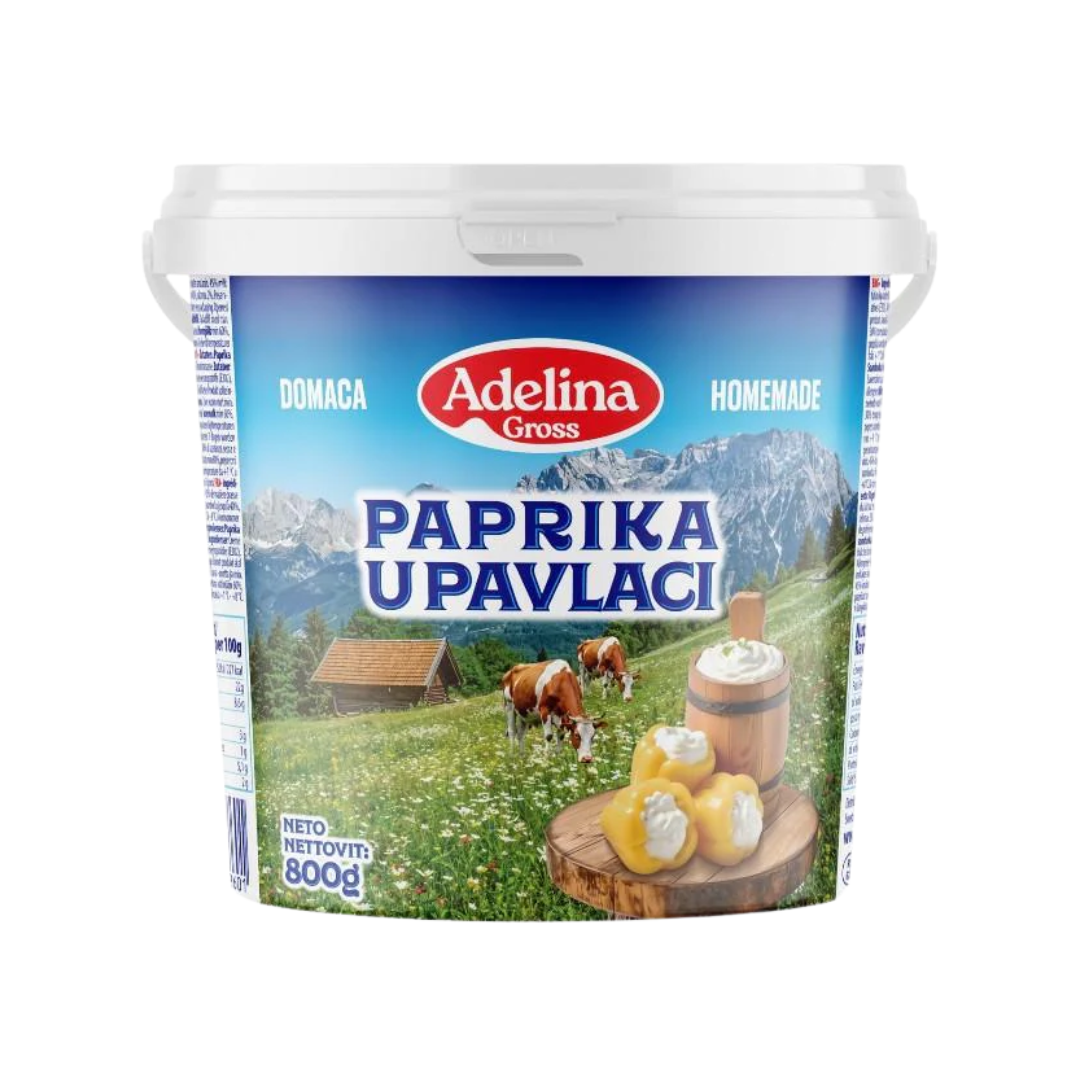 Paprika i gräddfil 800 g