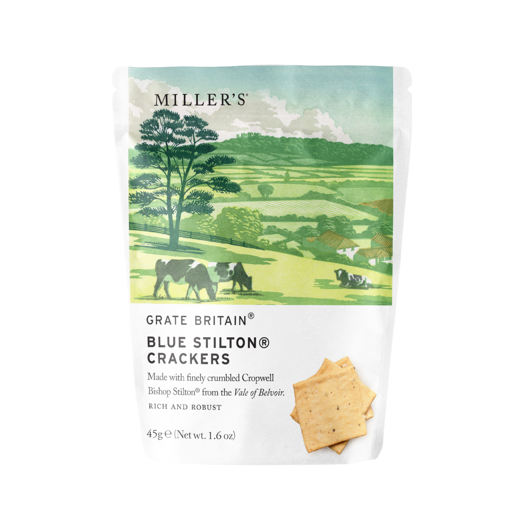 Great Britain Crackers Stilton Cheese 45 g – Artisan Biscuits