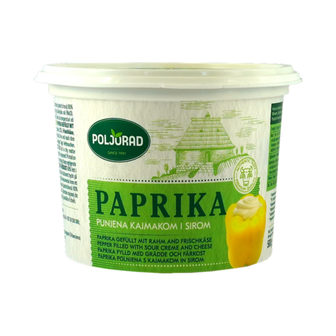 Paprika med grädde 500 g