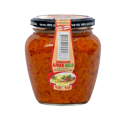 Hemgjord ajvar mild 540 g