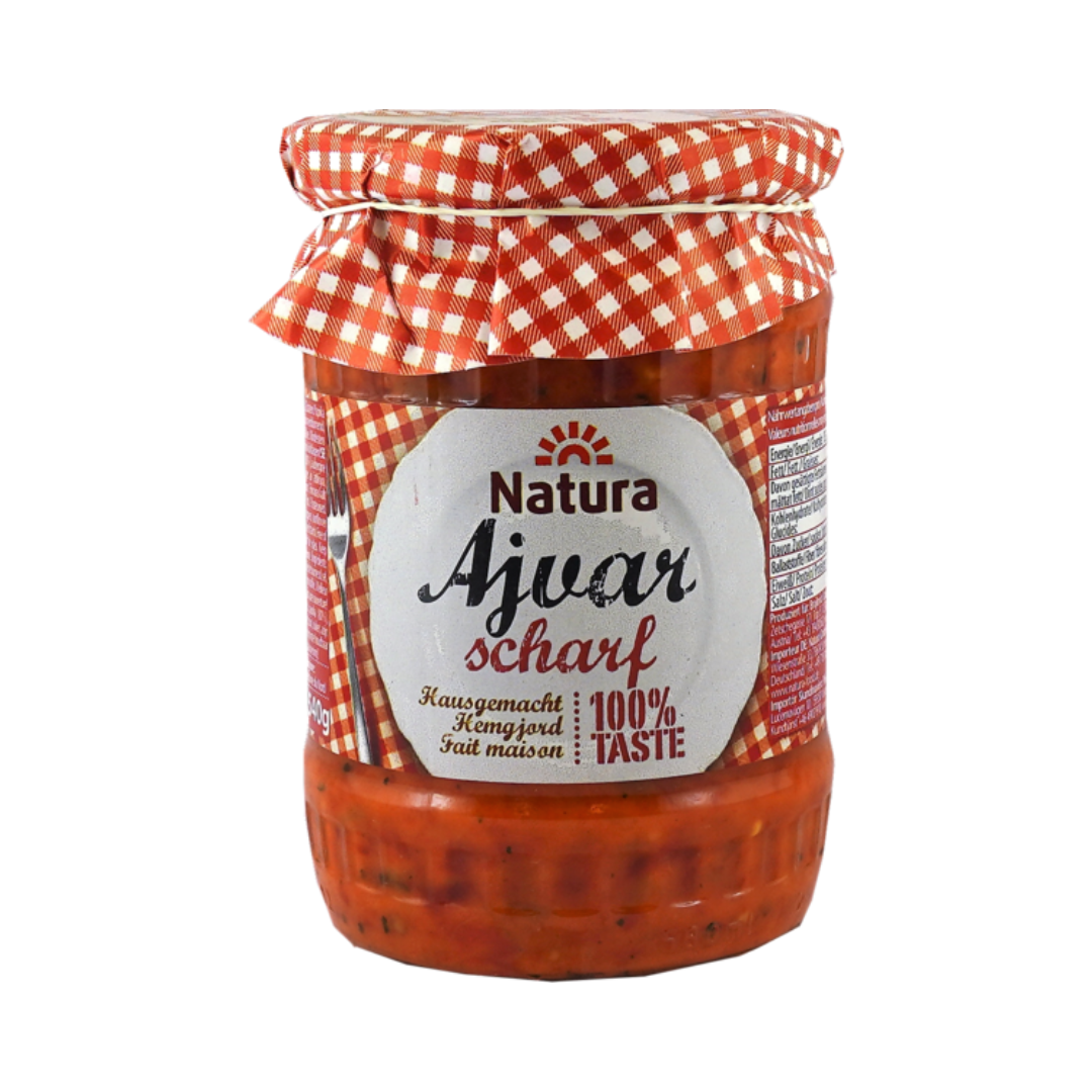 Ajvar stark 550 g – Natura