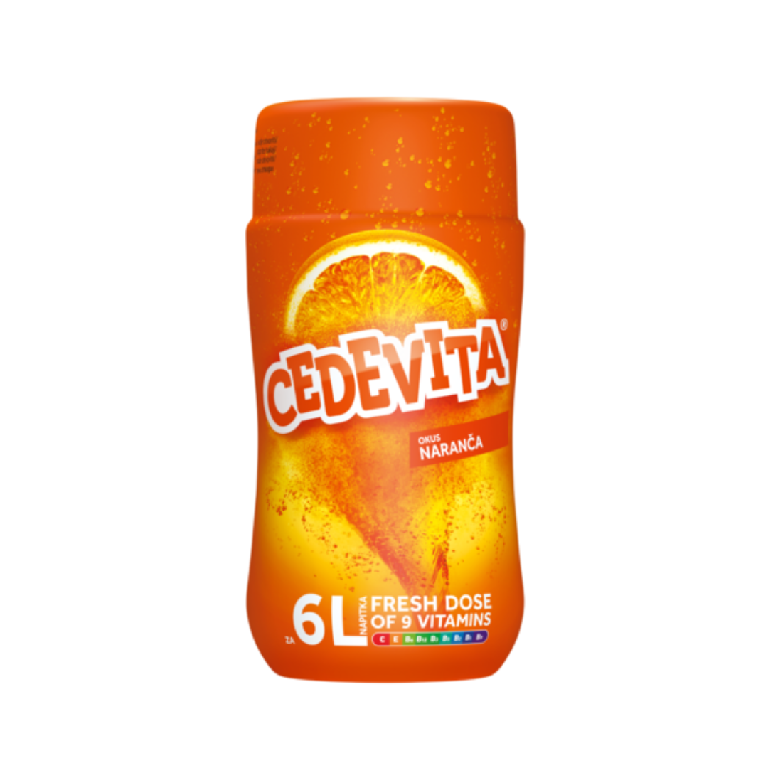 Vitamindryck apelsin 455 g – Cedevita