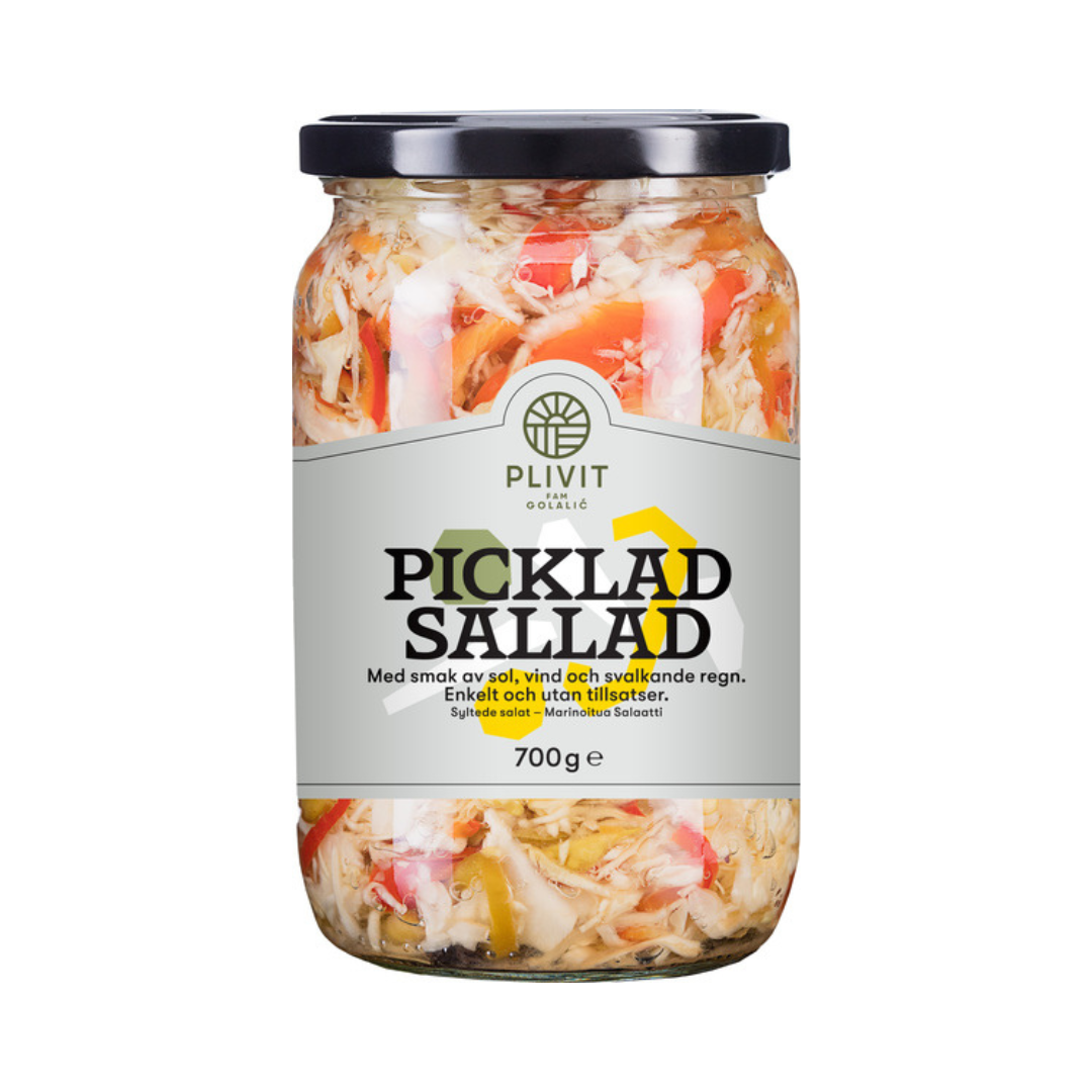 Picklad sallad 650 g – Plivit