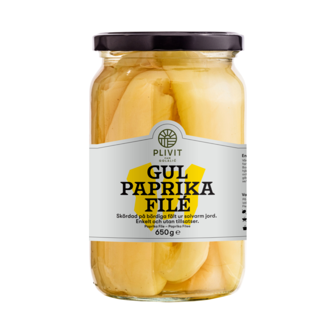Paprikafilé gul 650 g – Plivit