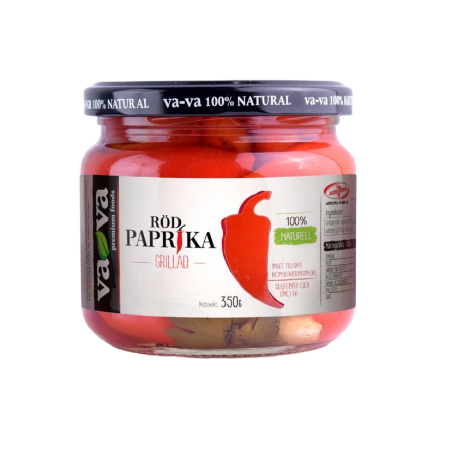 Grillad röd paprika 350 g